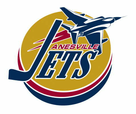 Janesville Jets 2009 10 Primary Logo vinyl decal